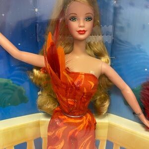 Barbie Evening Enchantment Doll in Orange and Pink